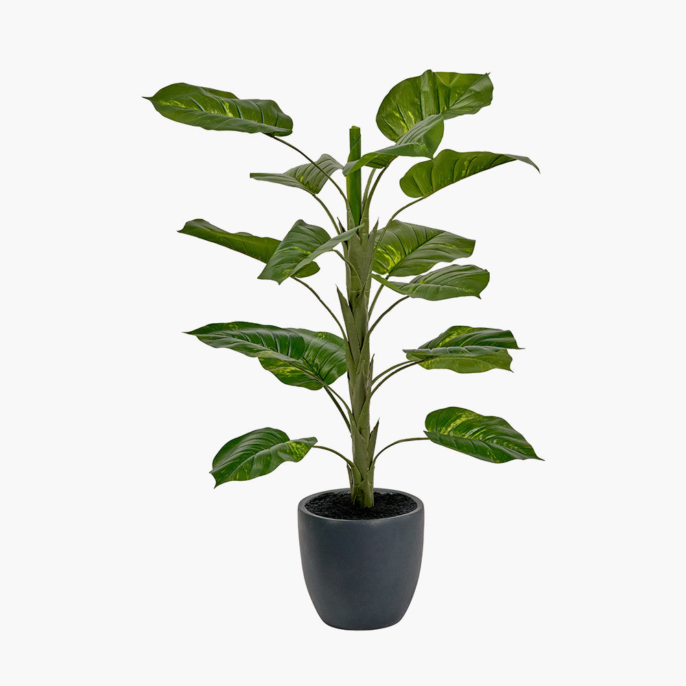 Artificial Elephant Ear Plant in Pot